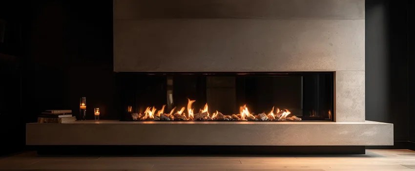 Gas Fireplace Ember Bed Design Services in Everett, Washington