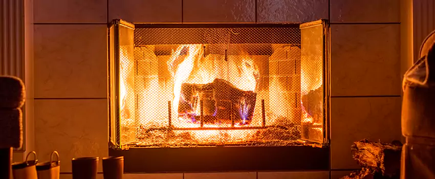 Mendota Hearth Landscape Fireplace Installation in Everett, Washington