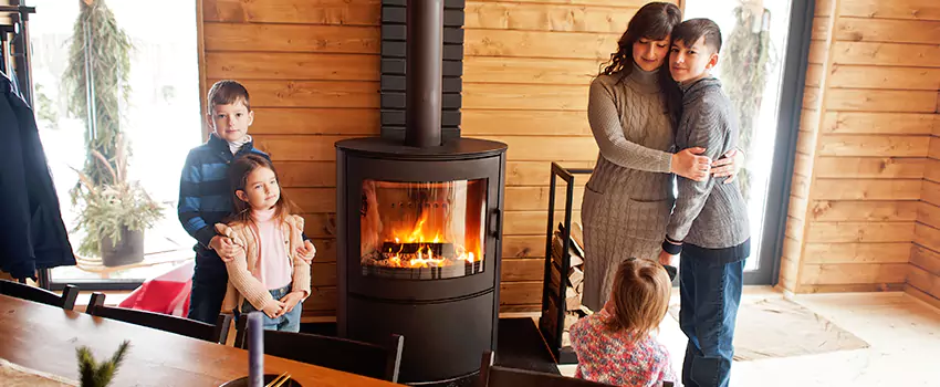 Morso Cast Iron Fireplace Insert Installation in Everett, Washington