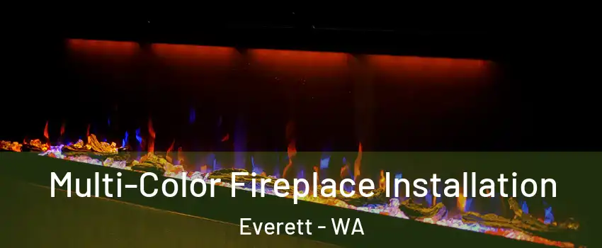  Multi-Color Fireplace Installation Everett - WA